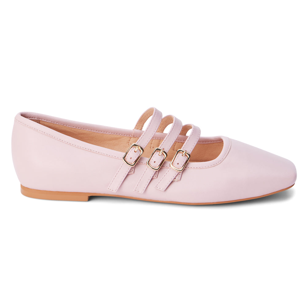 Shop Pink Womens Matisse Nova Mary Jane Ballet Flats – Shoebacca