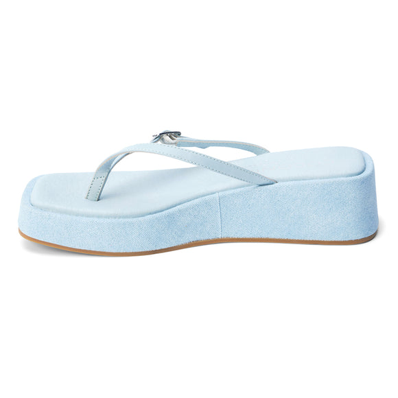 Owen Denim Platform Flip Flop
