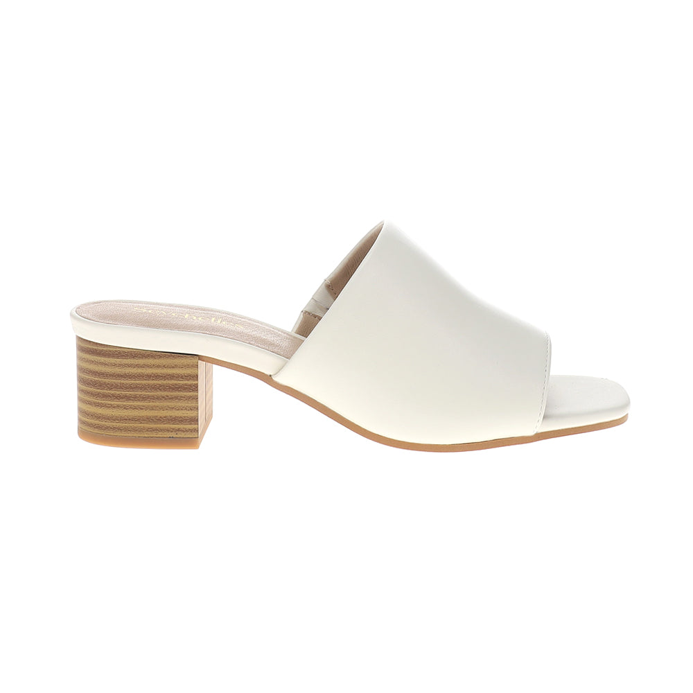 Shop White Womens Pepper Block Heel Sandals – Shoebacca
