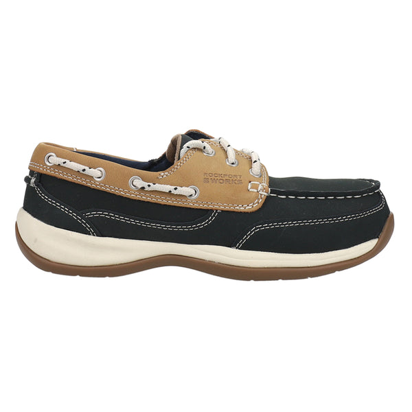 Shop Blue, Brown Womens Rockport Works Sailing Club Slip  display picture 1