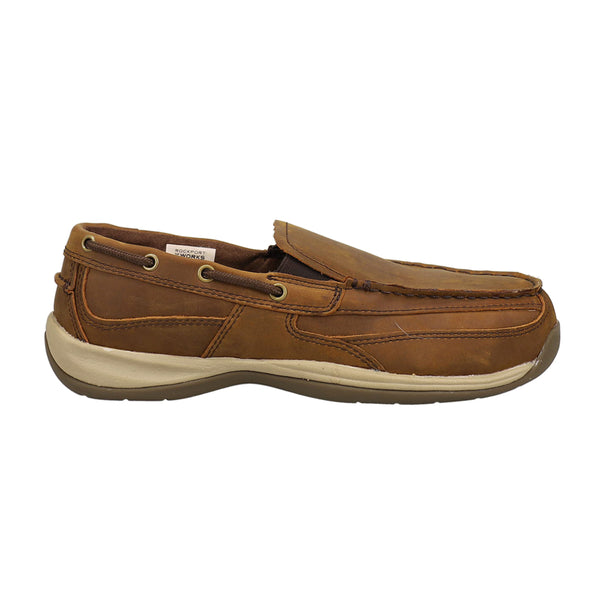 Shop Brown Mens Rockport Works Sailing Club Slip Resistant Steel