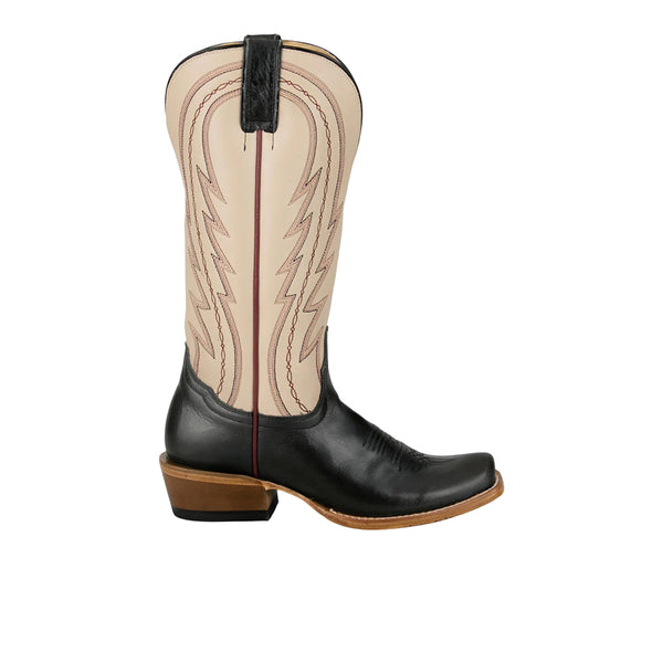 Shop Black, Off White Womens Hallie 13 Inch Square Toe Cowboy