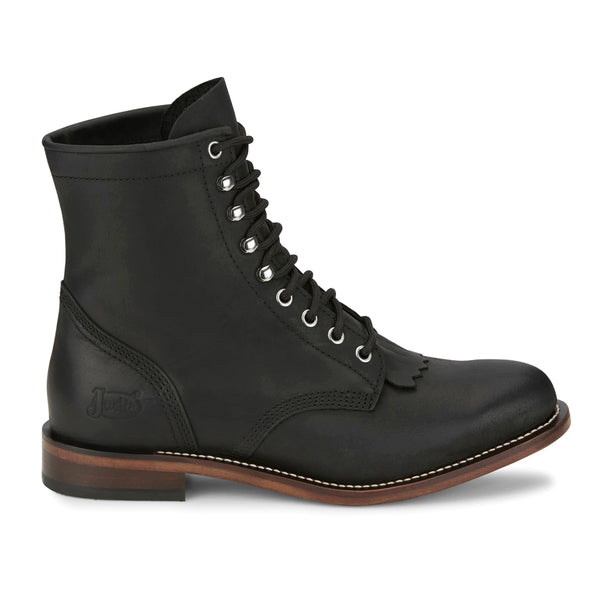 Shop Black Mens Drennan 7 Inch Lace Up Roper Boots – Shoebacca