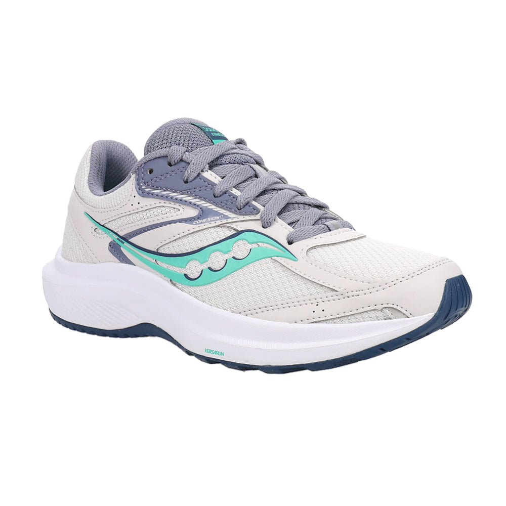 Shop White Womens Saucony Cohesion 17 Running Shoes – Shoebacca