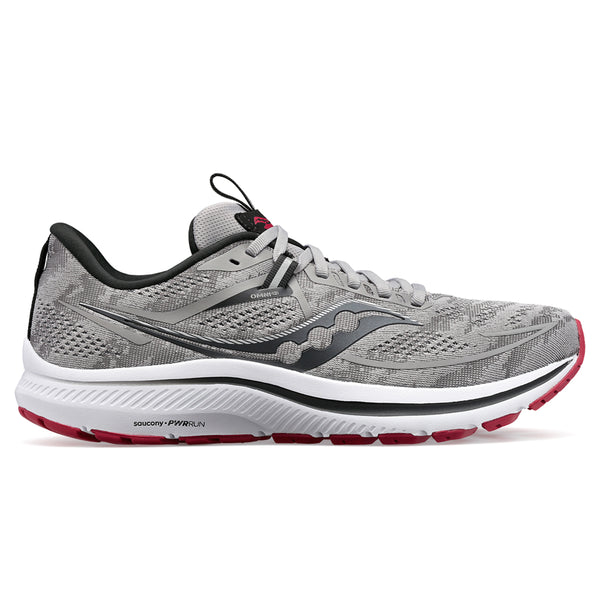 Shop Grey Mens Saucony Omni 21 Running Shoes – Shoebacca