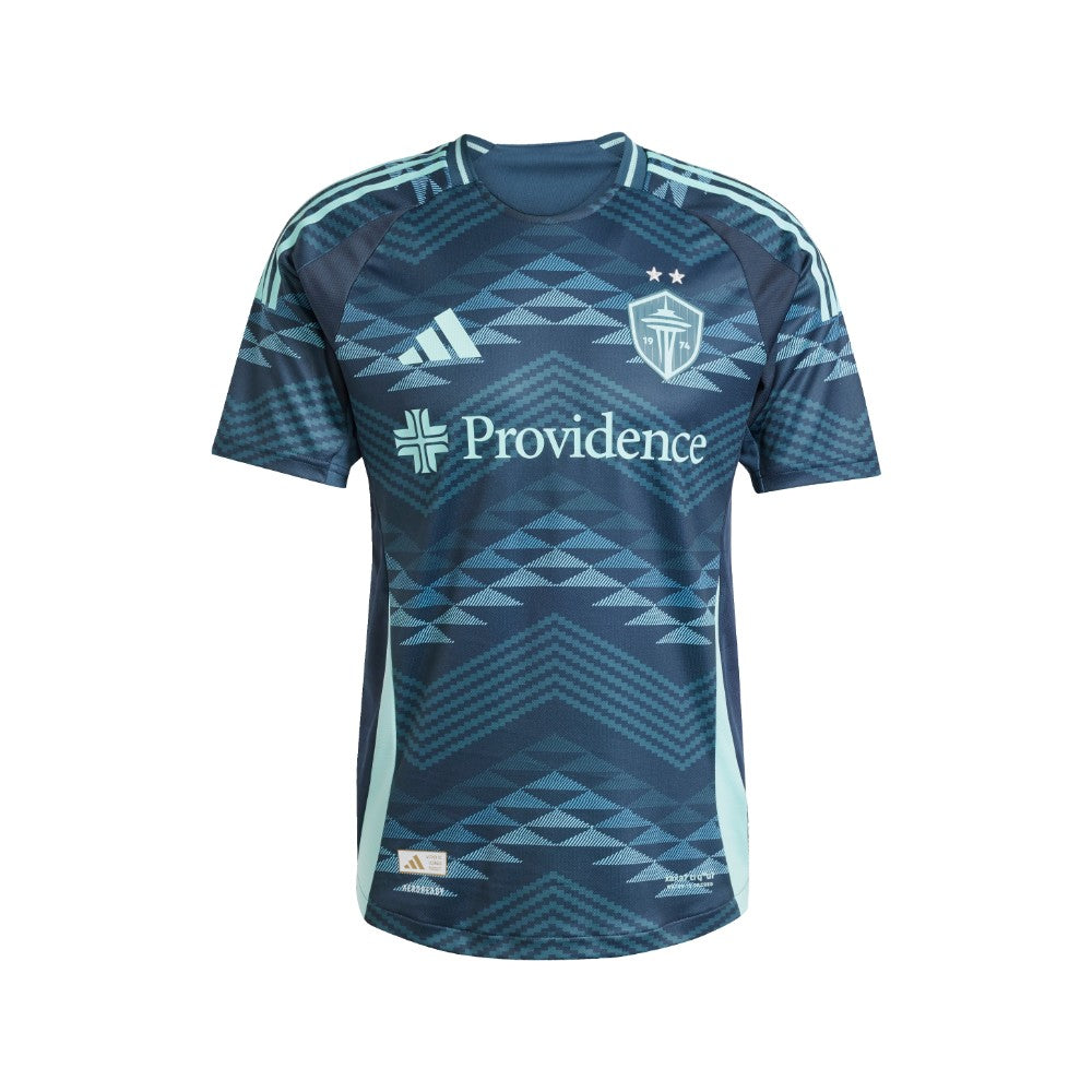 Shop Blue Mens Seattle Sounders 25/26 Away Jersey Authentic