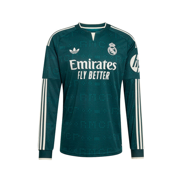 Shop Green Mens Real Madrid 26/27 Away Jersey Long Sleeve – Shoebacca