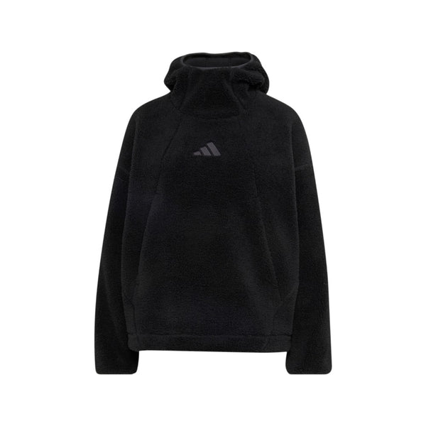 Shop Black Womens Terrex Xploric Climawarm High Pile Hoodie