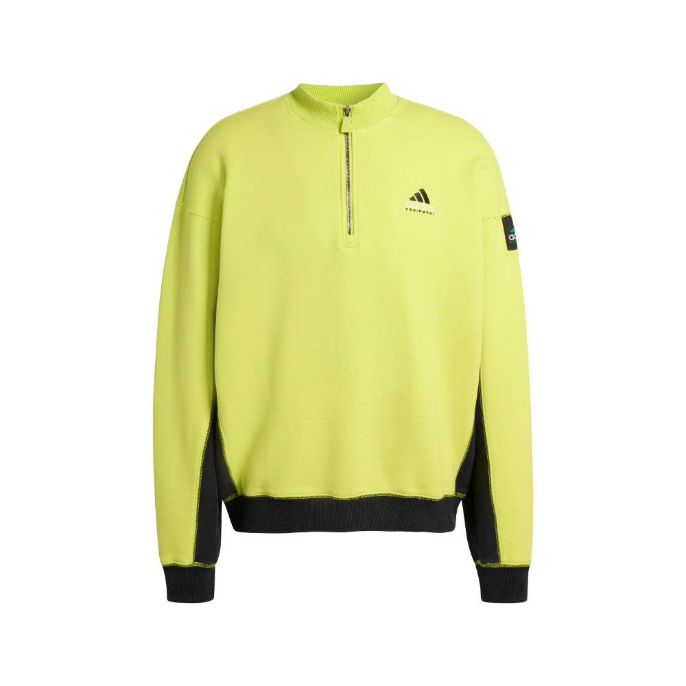 Shop Yellow Mens Equipment Blocked Half-Zip Sweater – Shoebacca