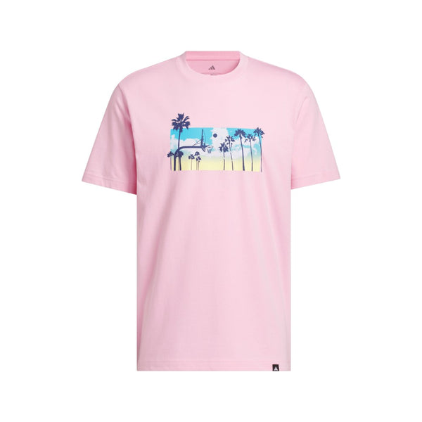 Shop Pink Mens Summer Sunset Graphic T-Shirt – Shoebacca