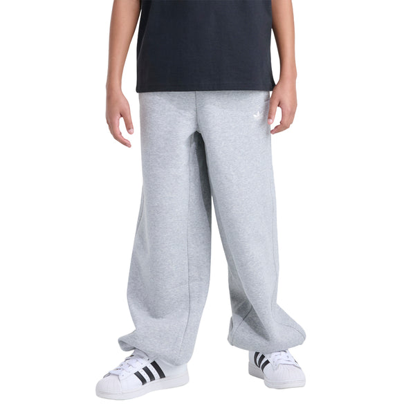 Shop Grey Boys Elastic Waistband Essential Baggy Jogger Pants
