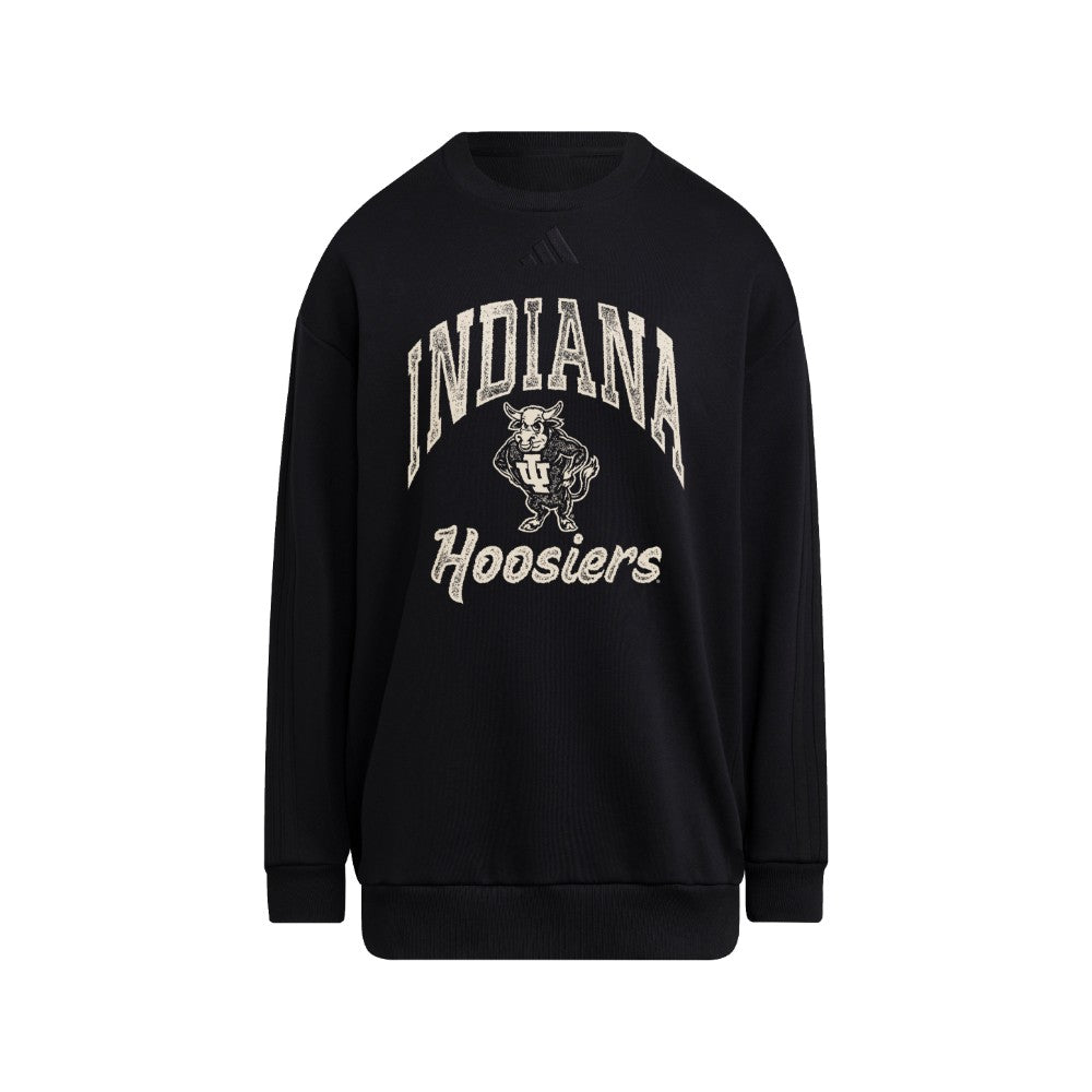 Shop Black Womens Performance Oversized Crewneck Sweatshirt