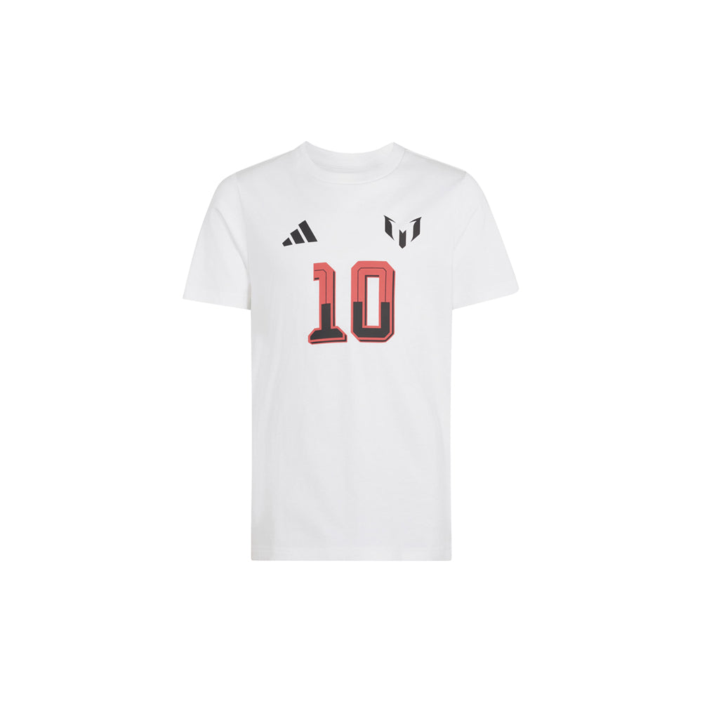 Shop White Boys Messi Name & Number Graphic T-Shirt – Shoebacca