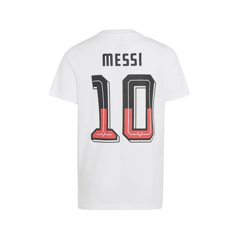 Shop White Boys Messi Name & Number Graphic T-Shirt – Shoebacca
