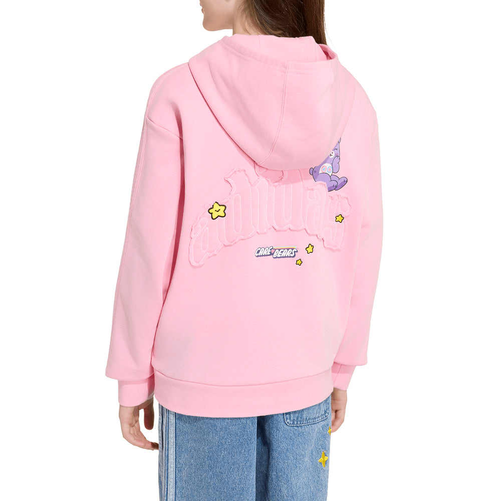 Shop Pink Girls Care Bears Boxy Cropped Hoodie (Youth) – Shoebacca
