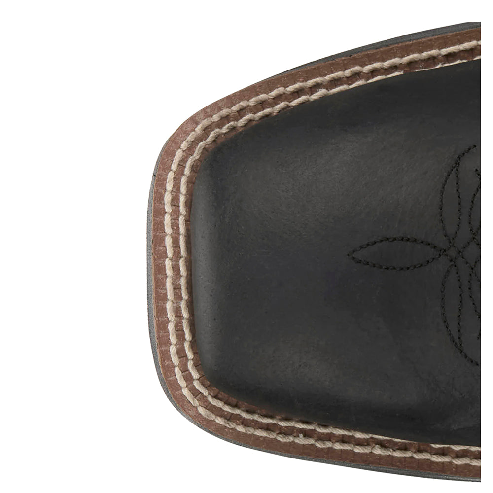 Demeter's Square Shop Black Womens Demeter Square Toe Pull On Cowboy Boots – Shoebacca