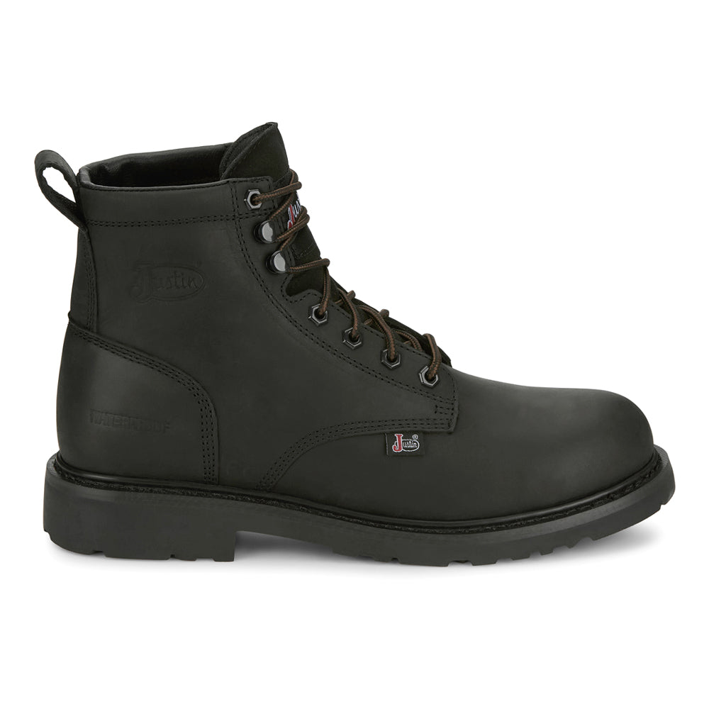 Shop Black Mens Dayworker 6 Inch Waterproof Lace Up Boots – Shoebacca