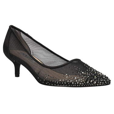 Shop Black Womens Nina Sofie Rhinestone Pointed Toe Kitten Heel Pumps Shoebacca Shop Black Womens Nina Sofie Rhinestone Pointed Toe Kitten Heel Pumps Shoebacca