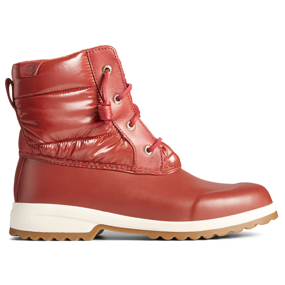 Shop Red Womens Sperry Maritime Repel Snow Boots â Shoebacca