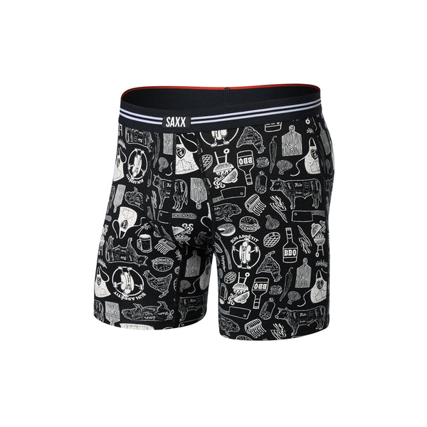 Shop Black Mens Vibe Extra Soft Comfort 6 Inch Boxer Briefs