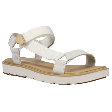 Shop White Womens Timberland Bailey Park Ankle Strap Sandals