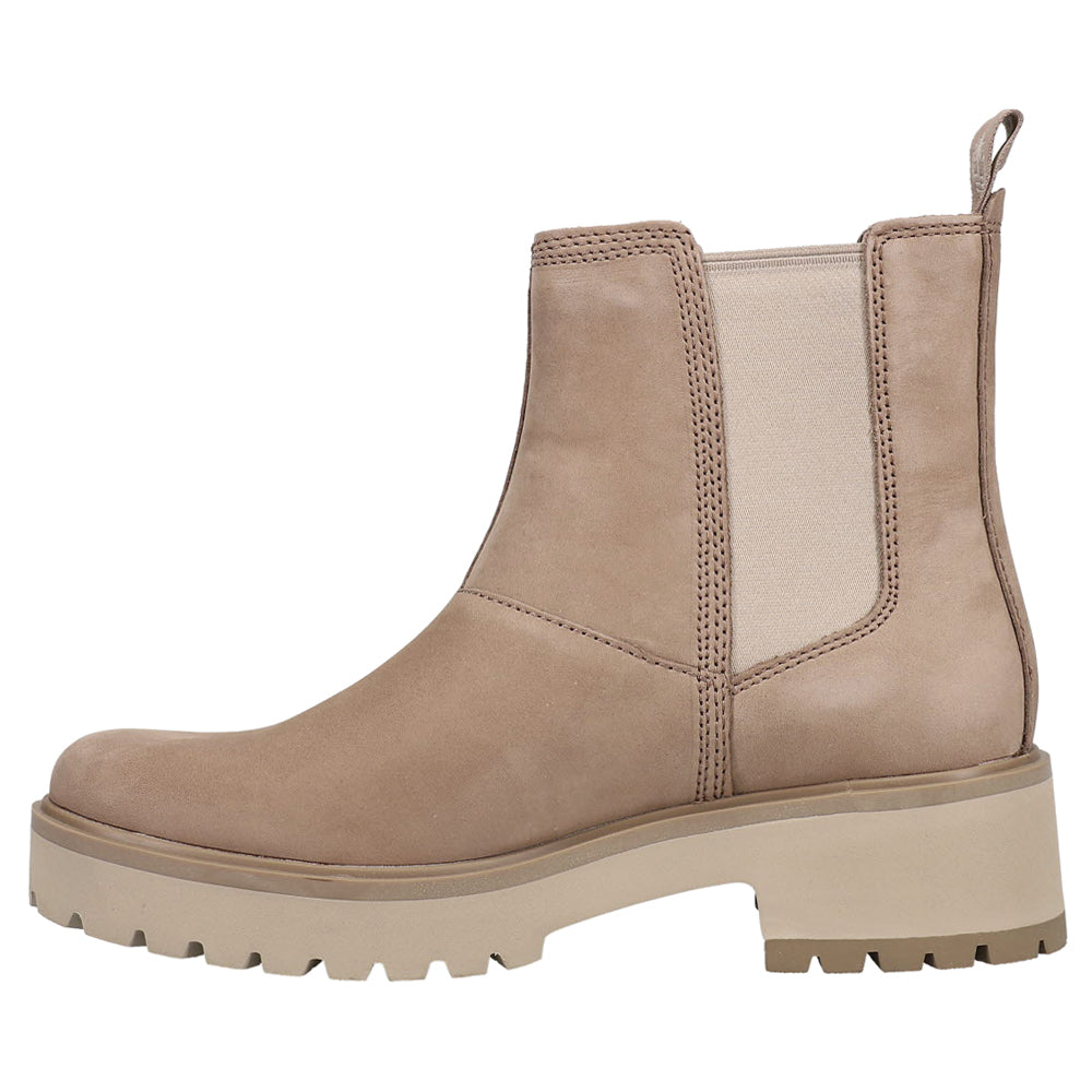 Shop Beige Womens Timberland Carnaby Cool Basic Round Toe Chelsea Boots