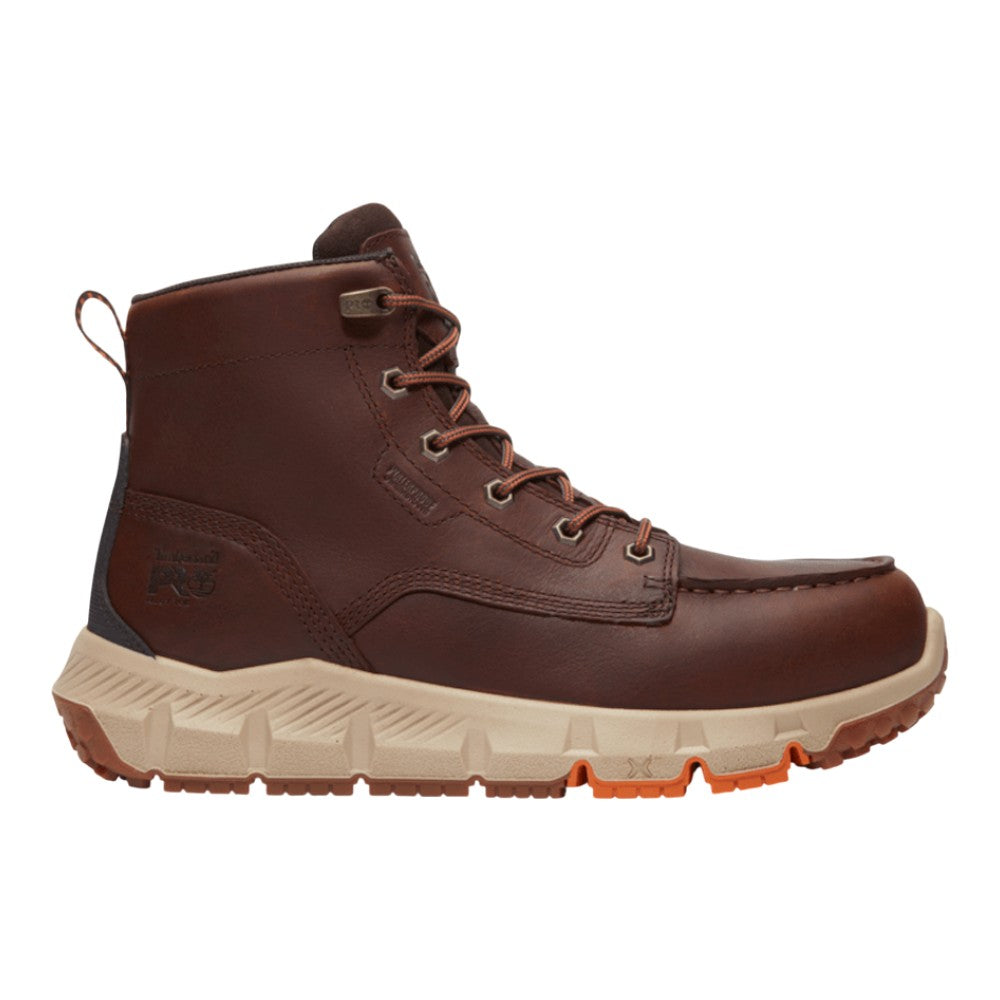 Shop Red Mens Tempe 6 Inch Waterproof Alloy Toe Work Boots – Shoebacca