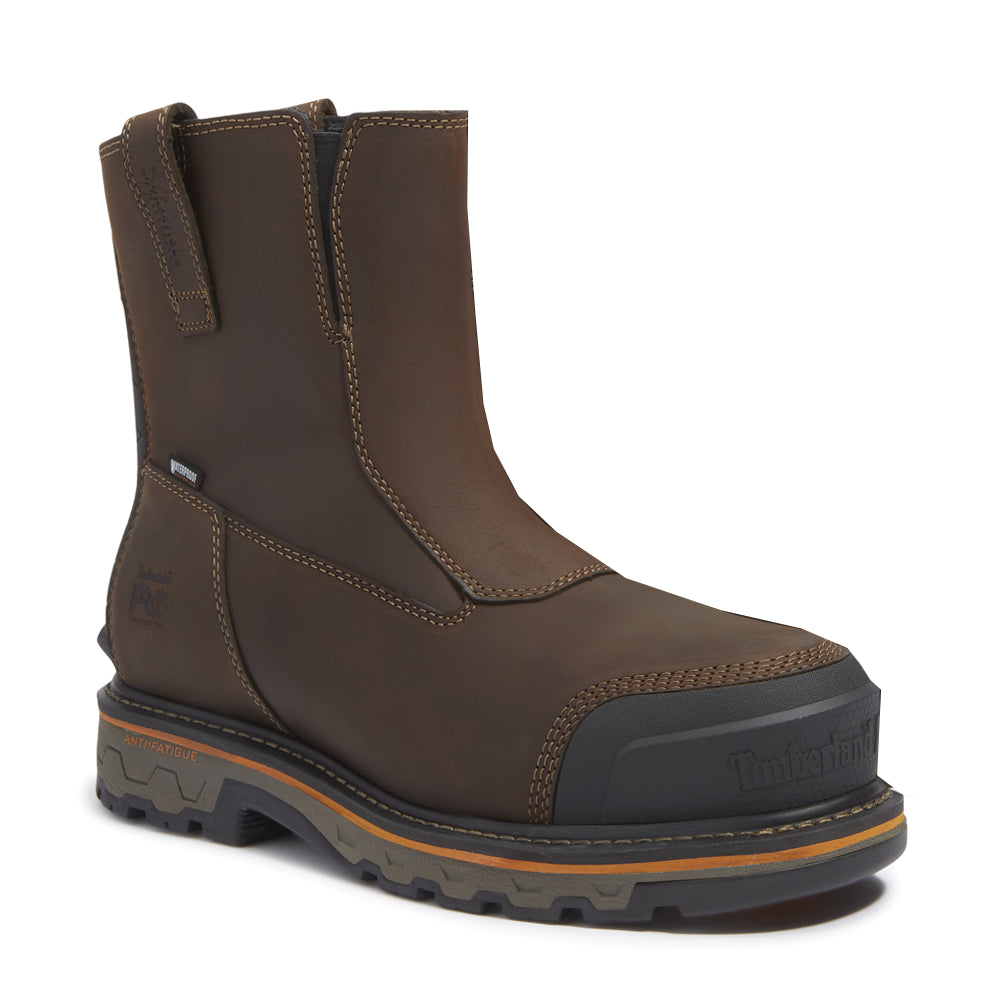 Shop Brown Mens True Grit Waterproof Composite Toe Work Boots