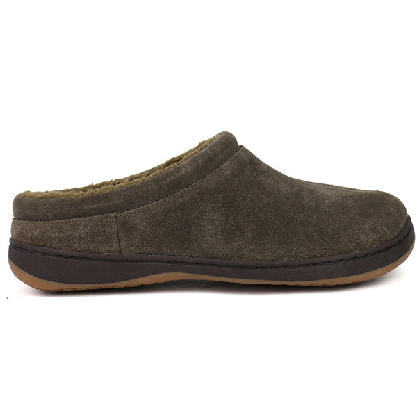 Shop Grey Mens Tempur-Pedic Arlow Scuff Slippers – Shoebacca display picture 1
