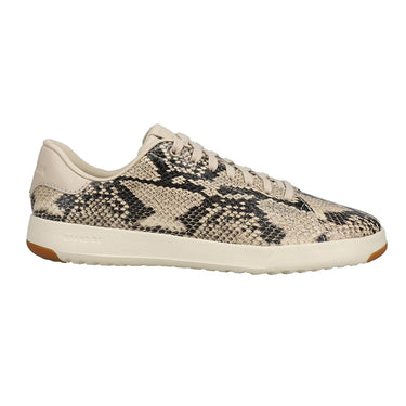 Shop Beige Womens Cole Haan Grandpro Tennis Snake Print Lace Up