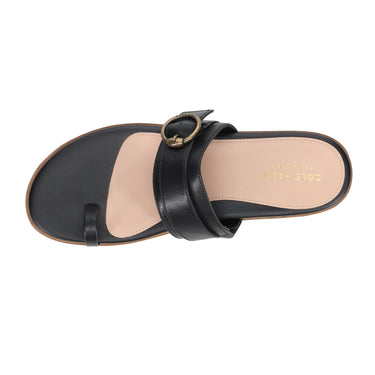 Shop Black Womens Cole Haan Abbie Slide Flat Sandals – Shoebacca