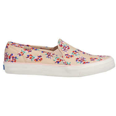 Shop Beige Womens Keds Double Decker Floral Slip On Sneakers