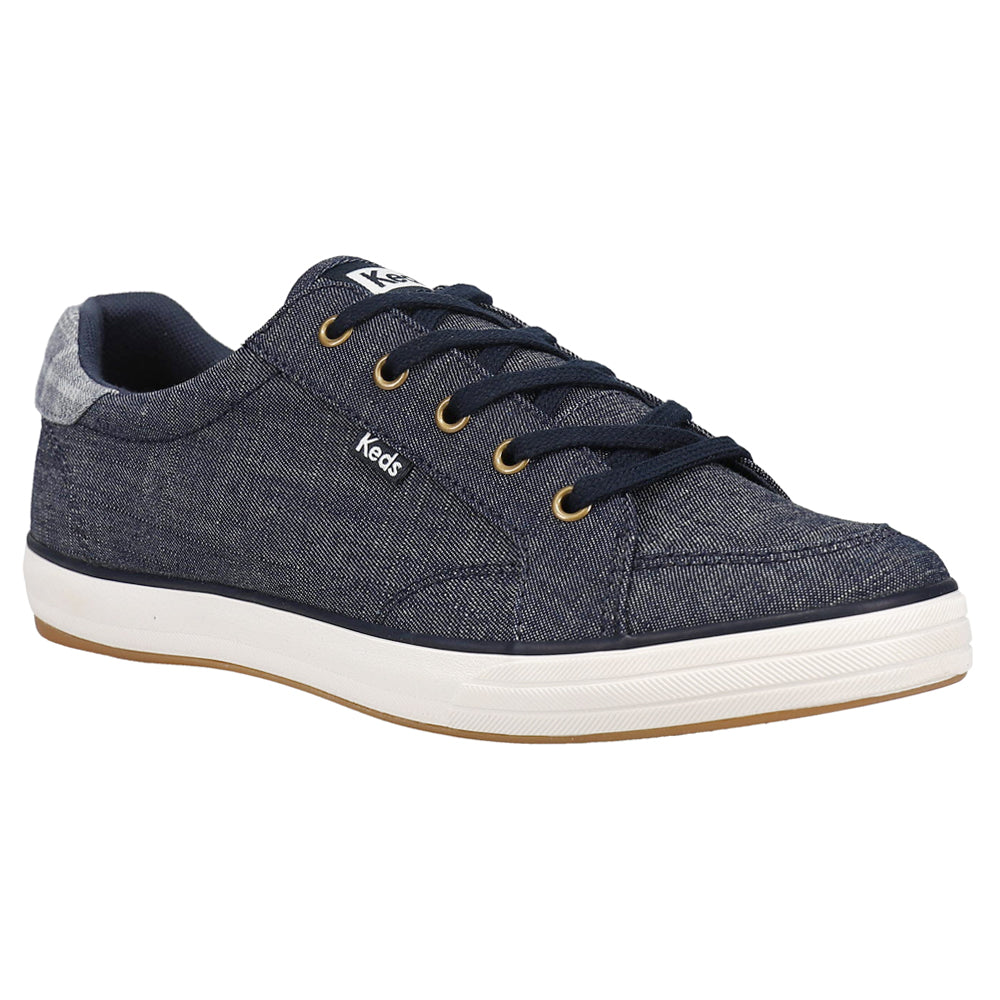 Keds Center 2 Lace Up, Sneaker womens, Navy Chambray, 7