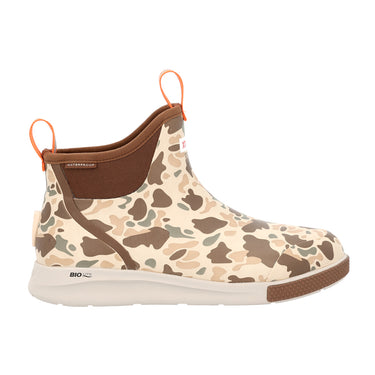 Shop Brown Mens Sport Ankle Deck Camo Round Toe Pull On Rain Boots