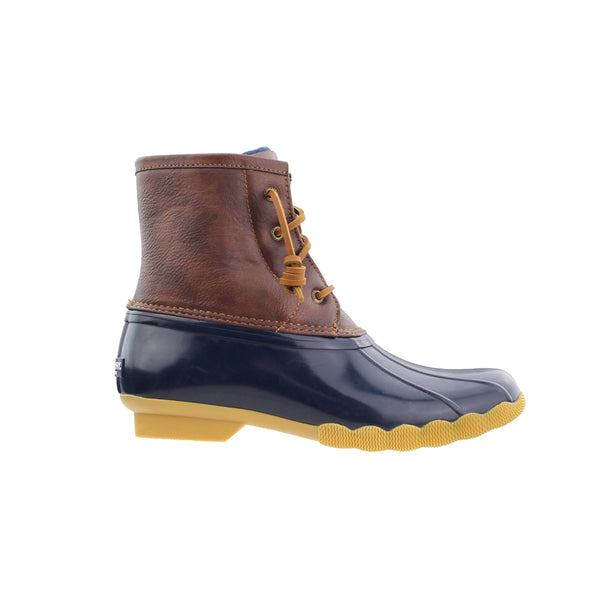 sperry saltwater duck boots blue